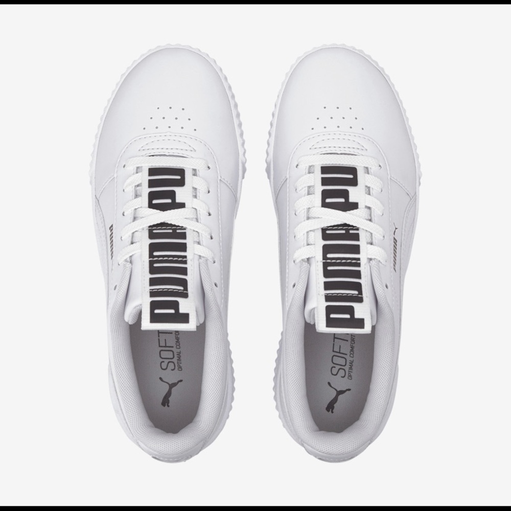 Carina Bold White Puma Sneakers